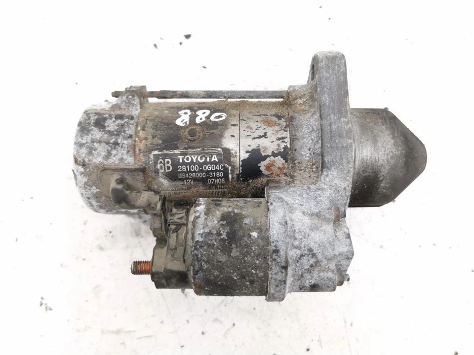 Toyota Corolla Verso AR10 2005 Diesel Démarreur 281000G040 85kW AMD150360 - Photo 1/4