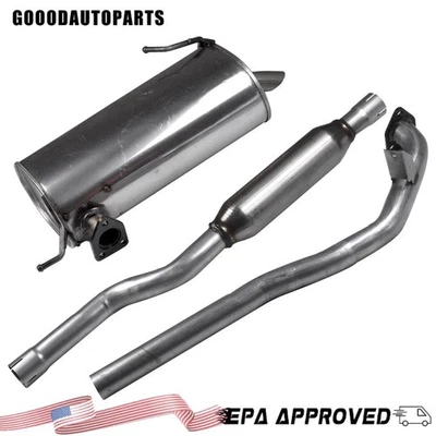Fits 2014-2018 Mitsubishi OUTLANDER 2.4L Resonator Pipe & Rear Exhaust Muffler - Image 1 of 4