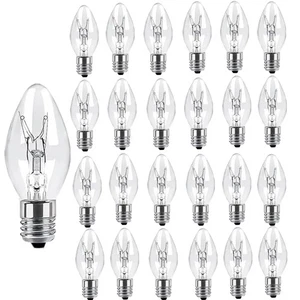 (25pack) Salt Lamp Bulbs - 15 Watt Light for Scentsy Wax Warmer- White - Picture 1 of 7