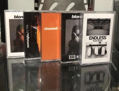Frank Ocean Channel Orange + Blonde Endless Ultra 5 Cassette Tape Lot SEALED! - Image 1 of 4