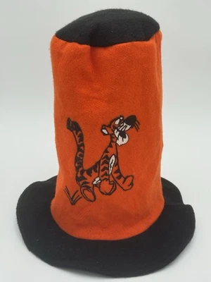 Fantasia chapéu vintage Disney Winnie the Pooh TIGGER laranja e preto 12" altura - Imagem 1 de 4
