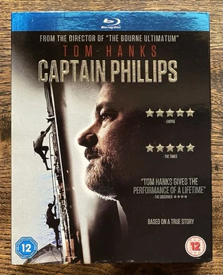 Captain Phillips (Blu-ray, 2014) Tom Hanks. Excellent condition. Slip cover. - Image 1 of 4
