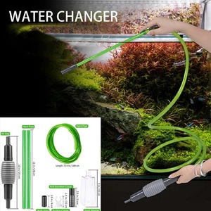 Gravel Cleaning Tank Kit Manual Vacuum Change Aquarium Water Fish Substrate ✨  - Picture 1 of 9