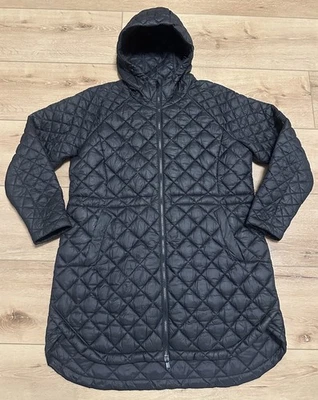 Women’s Athleta Whisper Featherless Parka Long Coat Jacket Black XL EUC! - Image 1 of 4