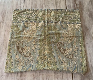 Pottery Barn BLYTHE PAISLEY salbeigrün Baumwolle Leinen Kissenbezug nur Reißverschluss 20x20 - Bild 1 von 8