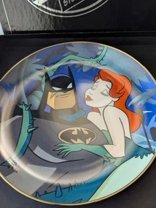 DC Collector Plate Batman The Animated Series Batman and Poison Ivy Limited 2500 - Picture 1 of 3
