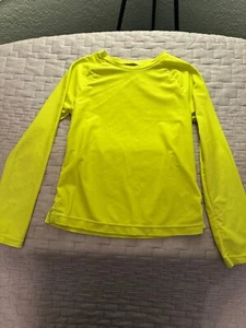 Gap S 6-7 Boys/girls Unisex Rashgard Bright Yellow - Picture 1 of 3