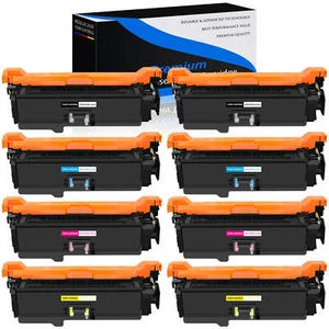 8PK - CE250A 504A Toner Cartridge for HP Color LaserJet CM3530 CM3530fs CP3530 - Picture 1 of 24