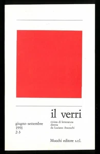 Rivista il verri n. 2/3  nona  serie giugno settembre1991  Luciano Anceschi  - Picture 1 of 3