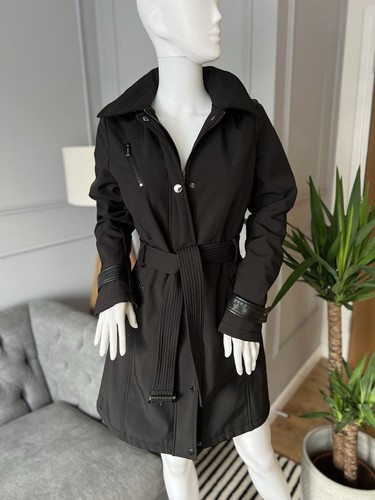 Cappotto giacca MICHAEL KORS taglia S nero SOFTSHELL foderato in pile