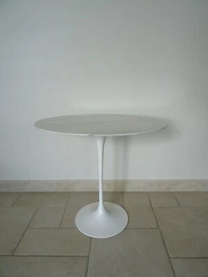 ancienne table basse  KNOLL INTERNATIONAL coffee side table pied tulipe 1970 - Photo 1/4