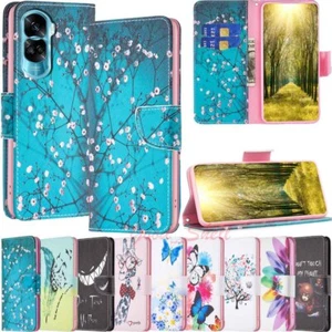 Funda protectora abatible de cuero para Honor 90 Lite Huawei Mate 60 Pro - Imagen 1 de 44