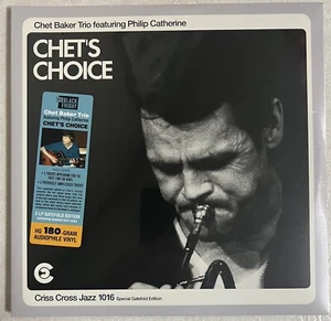 CHET BAKER TRIO CHET'S CHOICE LP RECORD STORE DAY BLACK FRIDAY 2023 RSD 2LP - Picture 1 of 3