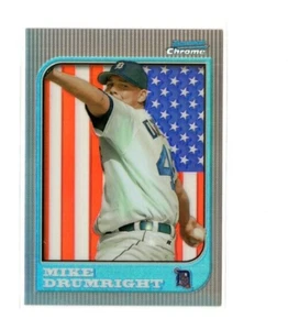 1997 Bowman Chrome International Refractor Mike Drumright #135 Parallel RC - Picture 1 of 1
