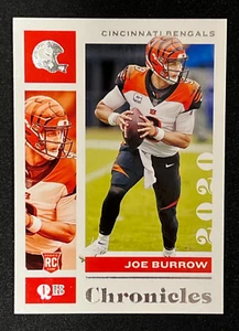 2020 Panini Chronicles #19 Joe Burrow Cincinnati Bengals Rookie - Picture 1 of 2