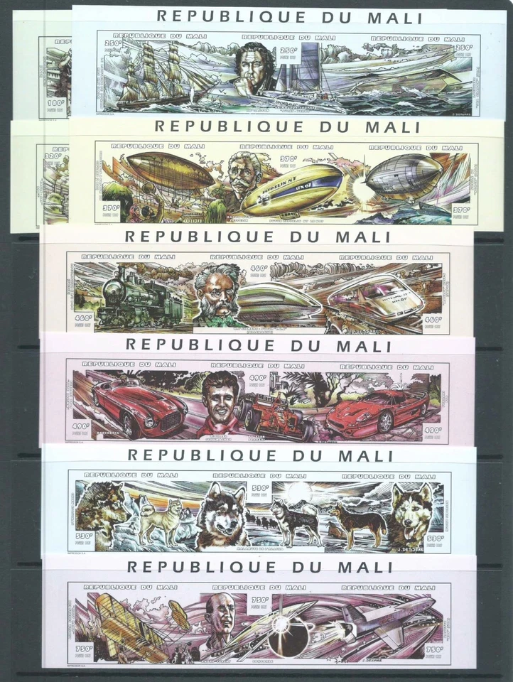 MALI 1997 Michel 1883/906 Juego de 24 Medios de Transporte Impermeables Sin Montar Como Nuevo Foto 1 de 1