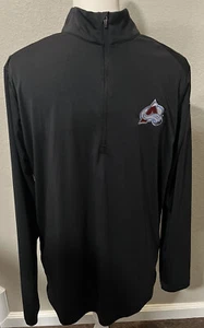 2022 Colorado Avalanche Stanley Cup Final 1/4 Zip Polyester Long Sleeve Shirt, M - Picture 1 of 7