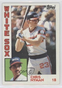 1984 Topps Chris Nyman #382 Rookie RC