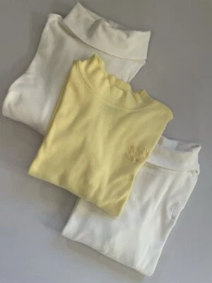 Lote de 3 Cuello Alto Mujer L Manga Larga Color Sólido Básico BLAIR & SKYR Foto 1 de 4