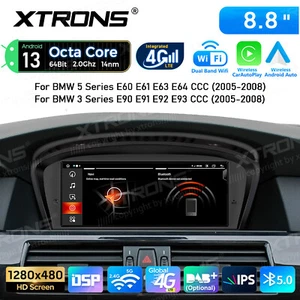 8.8" 4G LTE Android Auto Car Play GPS Stereo WiFi 32G For BMW 3/5 er E90 E60 CCC - Picture 1 of 20