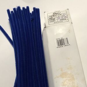 Darice Chenille Stems Pipe Cleaners Royal Blue 6mm 12" Holiday Kids Craft 55+ pc