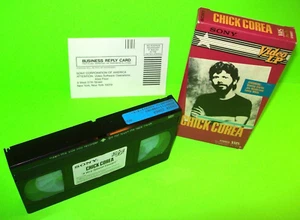 Chick Corea A Very Special Concert Sony VHS Video Cassette Tape 1981 Performance - Picture 1 of 2