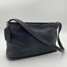 Coach Glove Tanned Leather Charm Black Vantage Handbag Size 6.7 inch Authentic