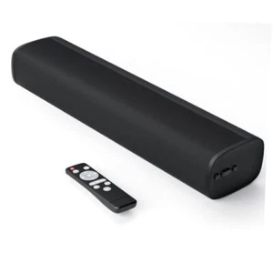 TV Sound Bar, Sound Bars for Smart TV Bluetooth 5.0 Soundbar 50W 17Inch Black - Picture 1 of 7