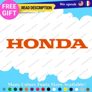 Fits Honda Decals Stickers Vinyl Text Car Old Vintage Racing Motorcycle Bike JDM - Picture 1 of 24