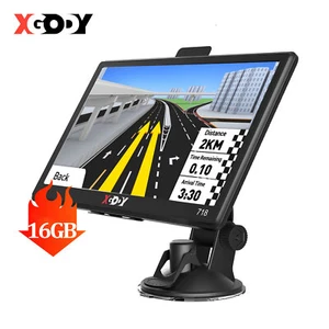 16GB+256MB XGODY 7 Zoll GPS Navi PKW LKW Navigationsgerät Navigation 3D EU Karte - Bild 1 von 14