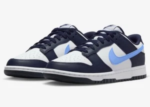 Nike Dunk Low ‘Obsidian/White’ Trainers Uk Size 14 EUR 49.5 FN7800 400 Men’s - Picture 1 of 8