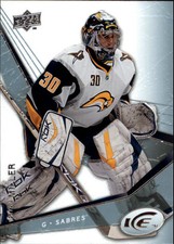 2008-09 Upper Deck Ice Buffalo Sabres Hockey Card #83 Ryan Miller
