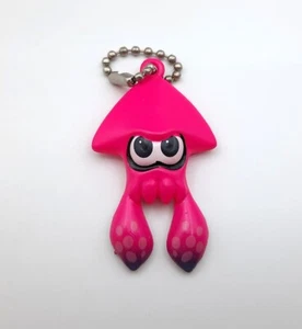 Splatoon Tintenfisch Inkling rosa Schlüsselanhänger Figur Spielzeug Anhänger Japan 2" - Bild 1 von 1