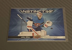 2023-24 Upper Deck Instinctive #IN-18 Jake Allen Montreal Canadiens - Picture 1 of 2