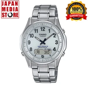 CASIO LINEAGE LCW-M100TSE-7AJF White Dial Solar Atomic Radio Titanium Men Watch - Picture 1 of 5