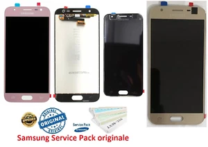 Schermo Display LCD Originale SERVICE PACK, SAMSUNG J3 2017 SMJ330 Nero/Oro/Rosa - Foto 1 di 1
