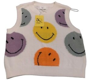 Smiley x H&M Collaboration Knitted Vest/Pullover Discontinued Size M New