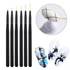 1PC Nail Art Liner Brush Painting Pen Pattern Black Handle Manicure To-zd