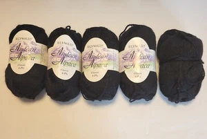 Lot of 5 Reynolds Andean Alpaca Yarn Classic 4-ply Color Black 106 Lot 5323 - Picture 1 of 11