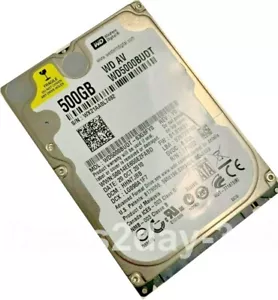 Western Digital WD5000BUDT 500 GB SATA 3Gb/s 5400RPM Drive for Laptop PS4 XBOX - Picture 1 of 4