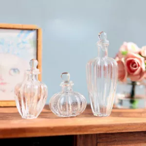 Maßstab 1:6 Puppenhaus Miniatur Parfüm Flasche Glas Vase Jar Wohnzimmer Zubehör - Bild 1 von 16