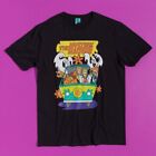 Oficjalna czarna koszulka Scooby-Doo Mystery Machine : S,M,L,XL,XXL,3XL,4XL,5XL