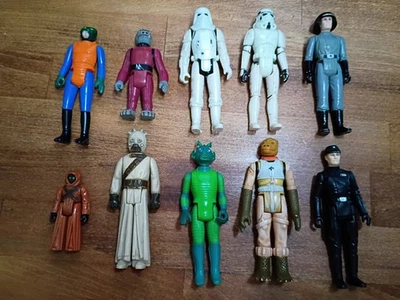Lote de figuras de acción vintage Star Wars Kenner 1977-1983 Bossk Death Squad Morsa Foto 1 de 4