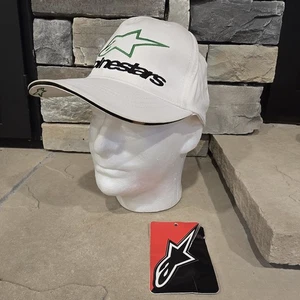 Alpinestars Corporate Flexfit L/XL White Cap Hat - Picture 1 of 10