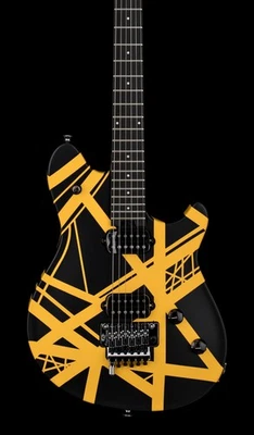 EVH Wolfgang Special Striped - Black and Yellow #52039 - Image 1 of 4