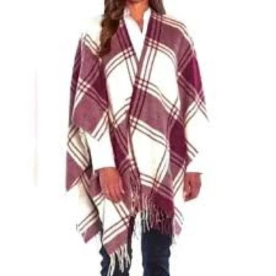 Banana Republic кашемир смесь надежном женщин один размер клетку новый с Ярлыками - Изображение 1 из 4