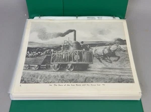 57p vintage historical American Railroad B&W railway museum press photograph lot - Picture 1 of 15