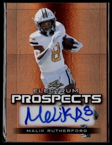 2024 Leaf Electrum - Prospects Auto Bronze #PA-MR2 Malik Rutherford #/59 - Picture 1 of 2