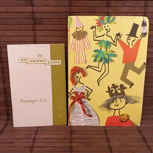 P&O Orient Lines S.S. Iberia 1963 Crucero Pasajeros Lista y Cena Menú Bombay - Imagen 1 de 10