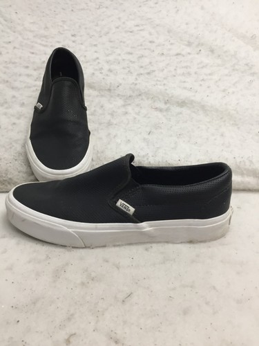 Scarpe Vans classiche traforate uomo 8 donna 9 5 nere slip on comode basse